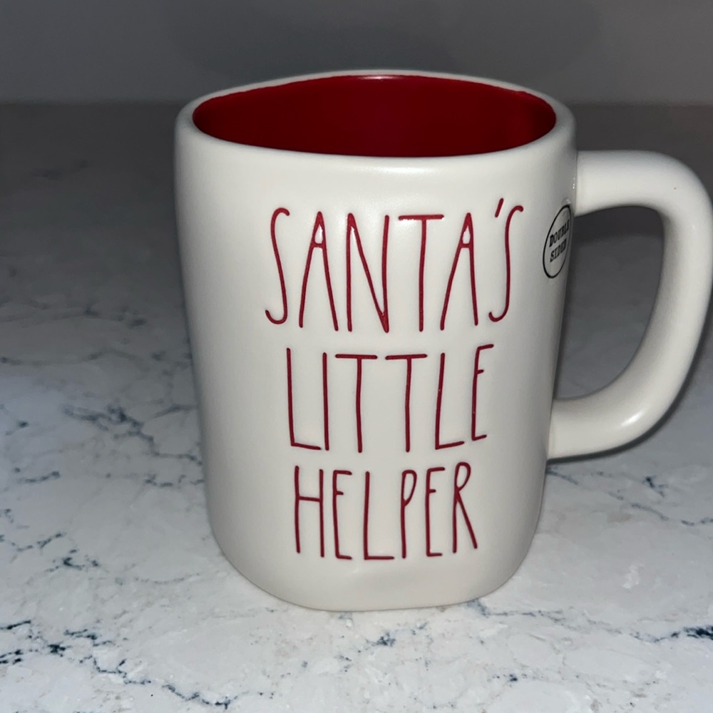 Rae Dunn whimsical Santa’s helper mug